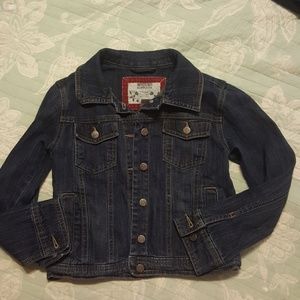 Girls jean jacket size medium